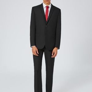 Black Slim Fit Suit Pants